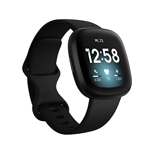 Fitbit Versa 3 - Gesundheits- & Fitness-Smartwatch mit 6-monatiger...