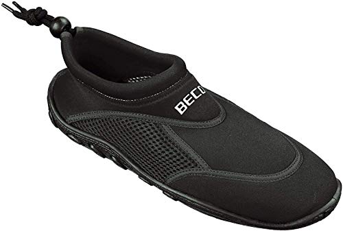 BECO Badeschuhe / Surfschuhe für Damen und Herren schwarz 41