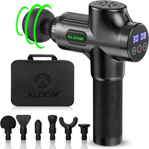 Massagepistole, ALDOM Massage Gun Massagegerät, Muskel Massage pistole mit 30...