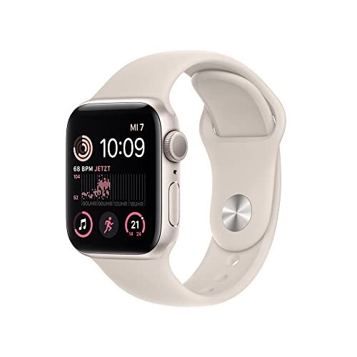 Apple Watch SE (2. Generation) (GPS, 40mm) Smartwatch - Aluminiumgehäuse...