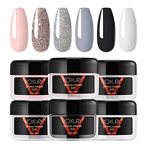 VOXURY 20g Acryl Puder Nail Nackt Rot Farbe Dip System Acryl Nagel Pulver...